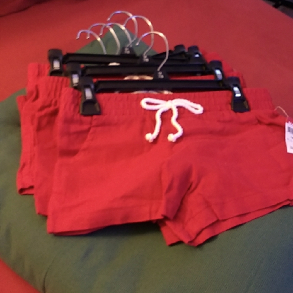 NWT basic editions girls cotton shorts , s M/M 7/8